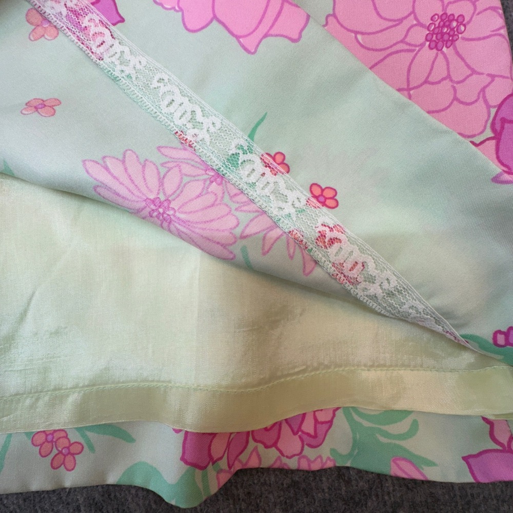 Lilly Pulitzer Floral V Neck Sleeveless Dress Size‎ 8 Green Pink NWT - Picture 5 of 9